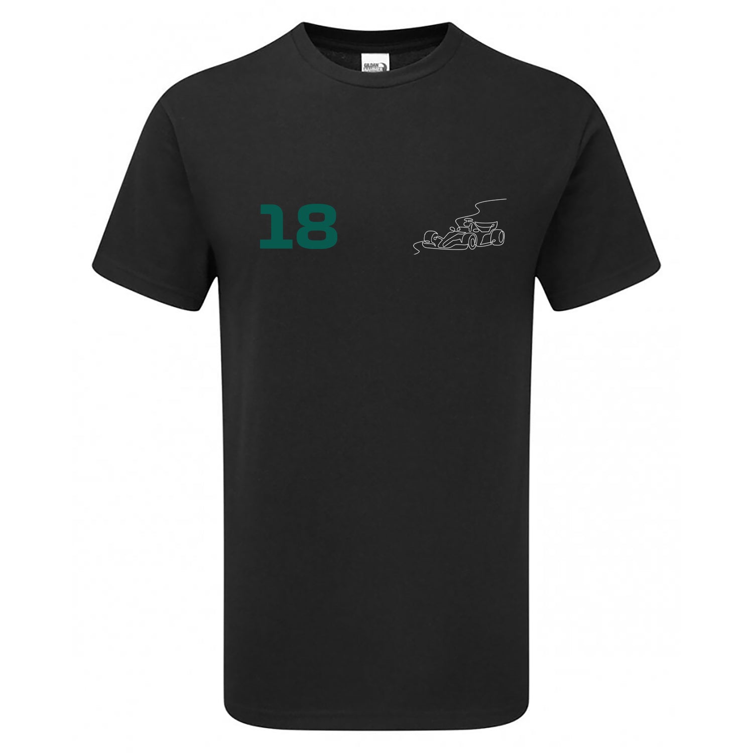 Race Car Driver 18 Pocket Abstract Children's Tshirt