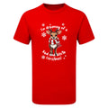 Sunderland Red & White Christmas Reindeer Men's Tshirt