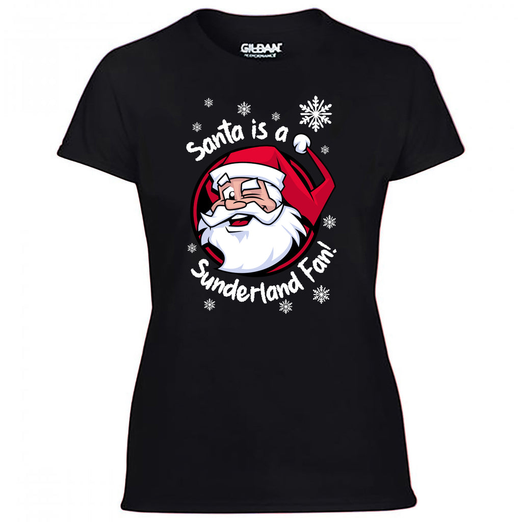 Santa Is A Sunderland Fan! Women's Tshirt