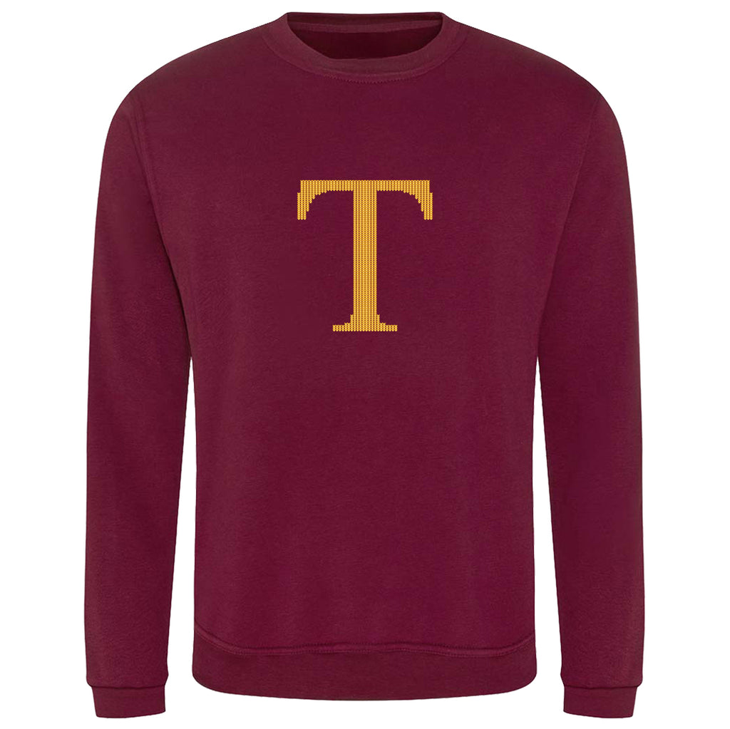 Mrs Weasley's Claret Adult's Christmas Jumper Sweatshirt