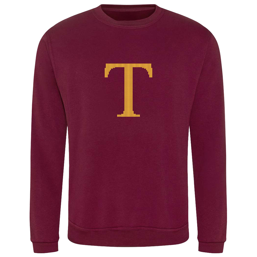 Mrs Weasley's Claret Adult's Christmas Jumper Sweatshirt