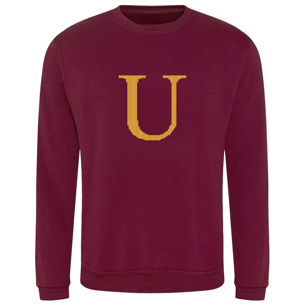 Mrs Weasley's Claret Adult's Christmas Jumper Sweatshirt