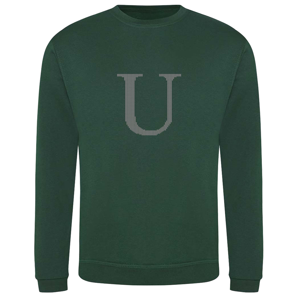 Mrs Weasley's Bottle Green Children's Christmas Jumper Sweatshirt