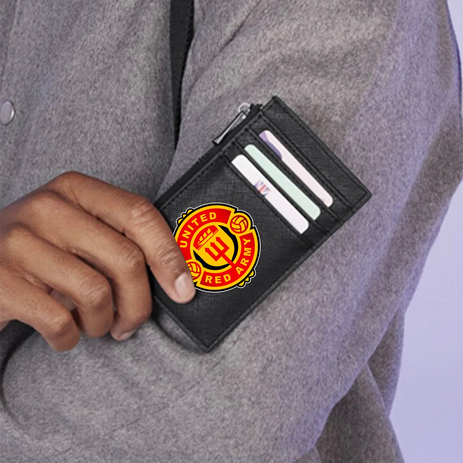 United Red Army Crest Card Holder
