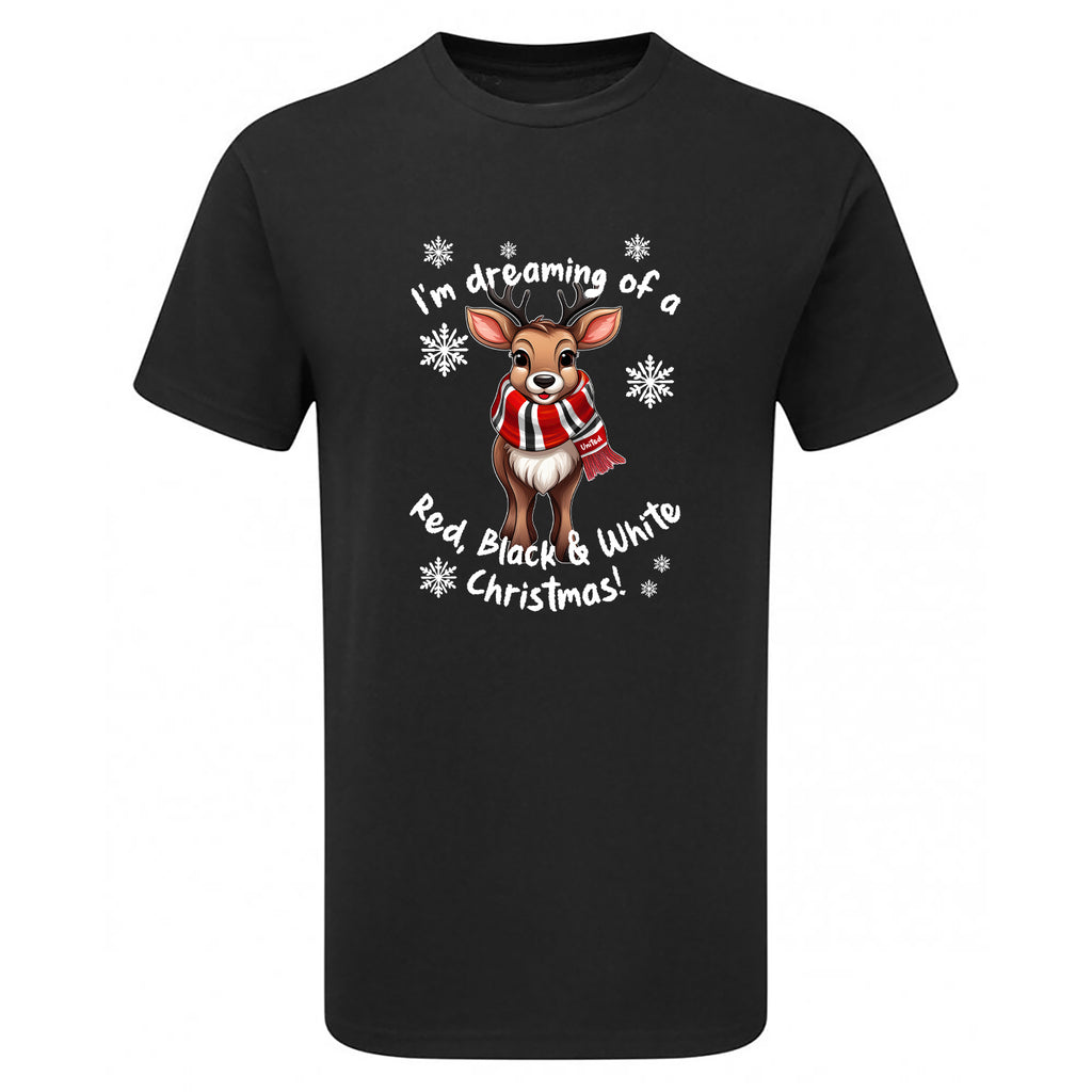 United Red & White Christmas Reindeer Children's Tshirt