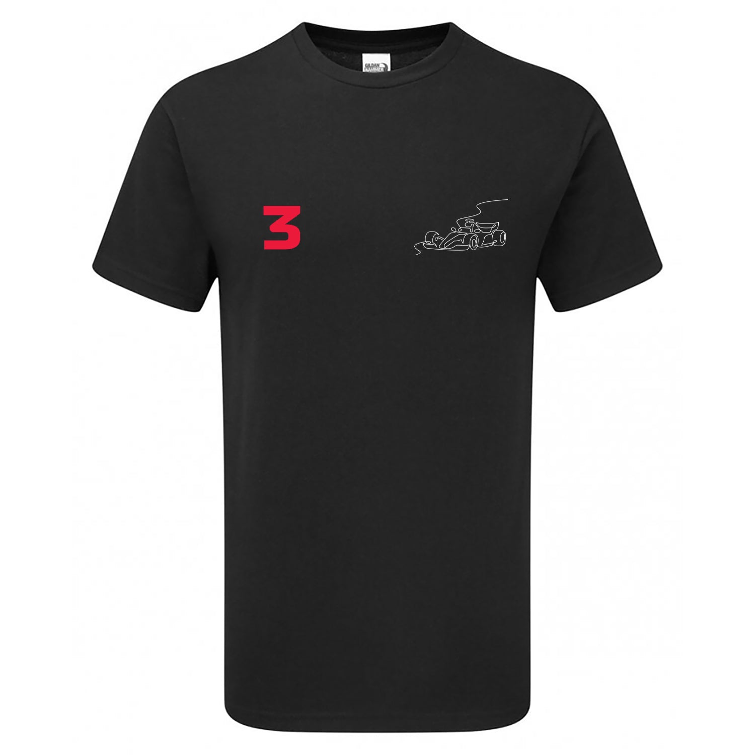 Race Car Driver 3 Pocket Abstract Children's Tshirt