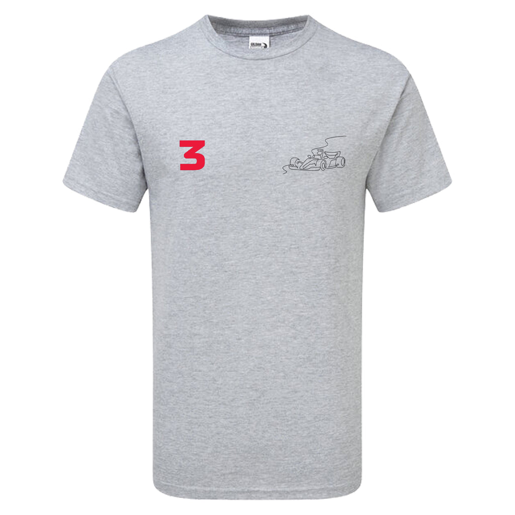 Race Car Driver 3 Pocket Abstract Children's Tshirt