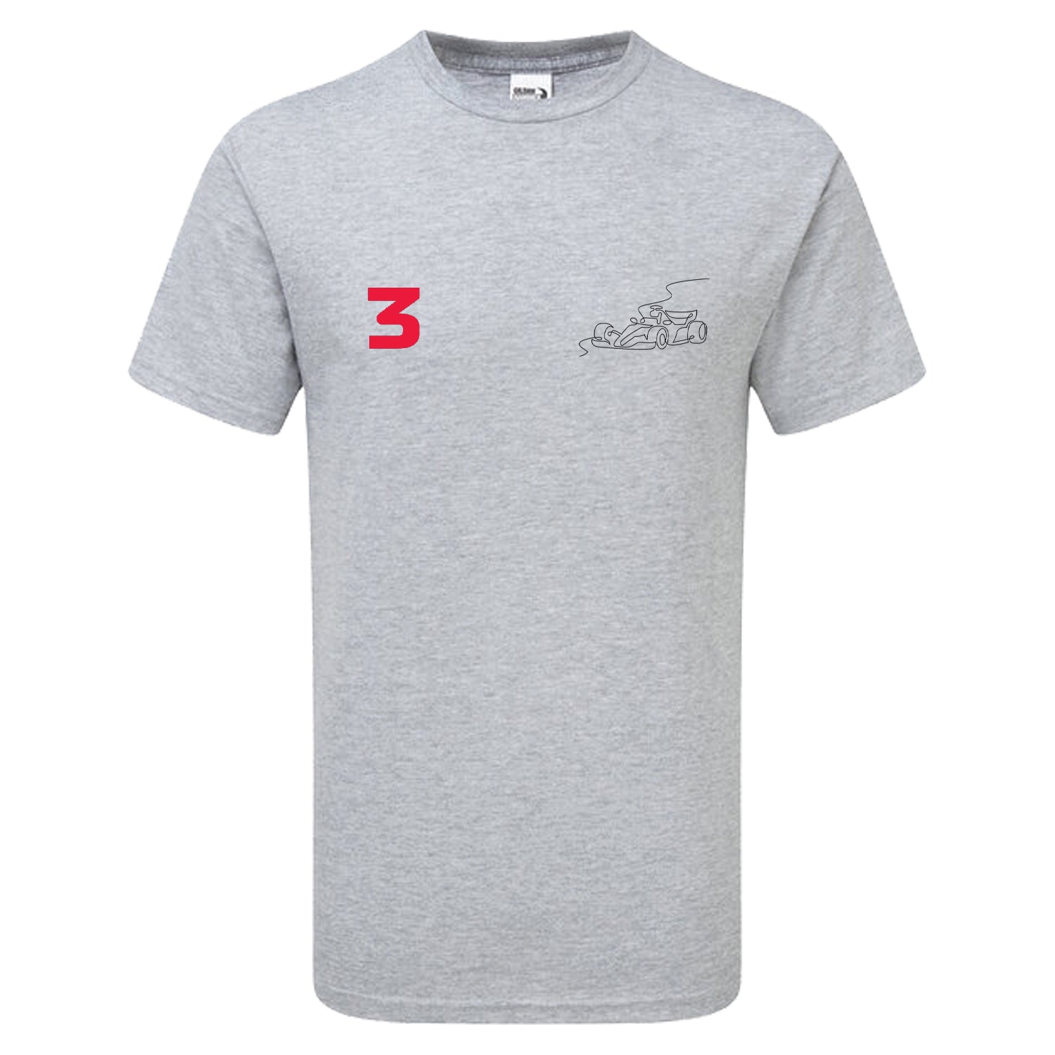 Race Car Driver 3 Pocket Abstract Children's Tshirt