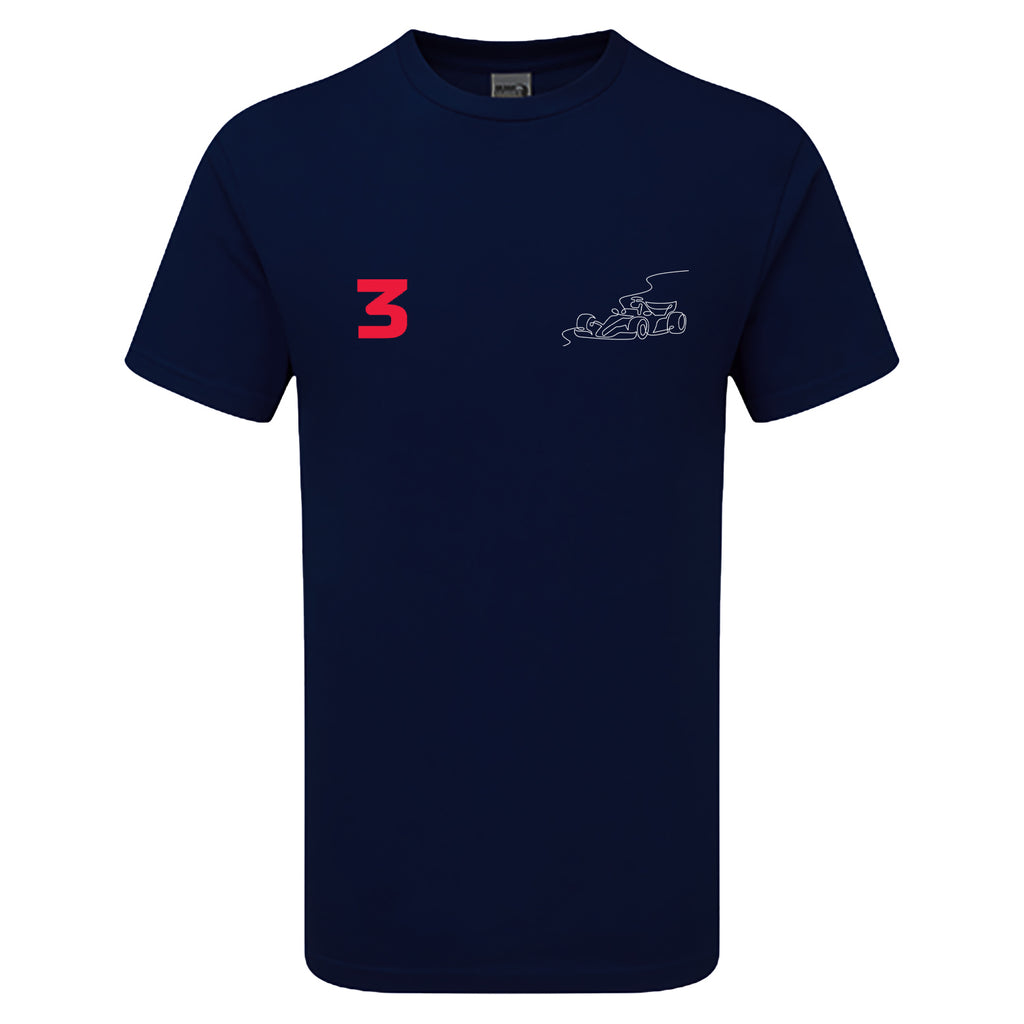 Race Car Driver 3 Pocket Abstract Children's Tshirt