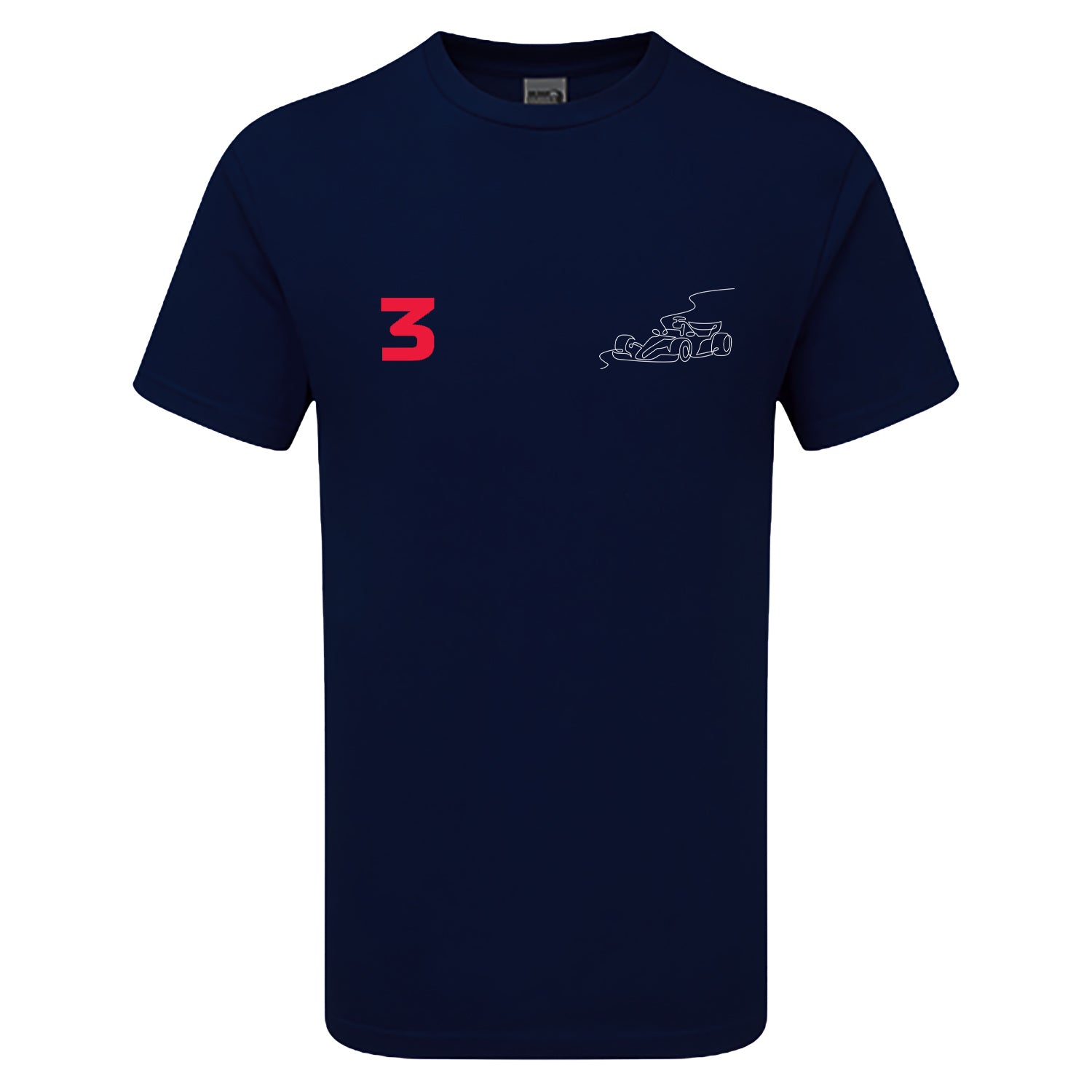 Race Car Driver 3 Pocket Abstract Children's Tshirt