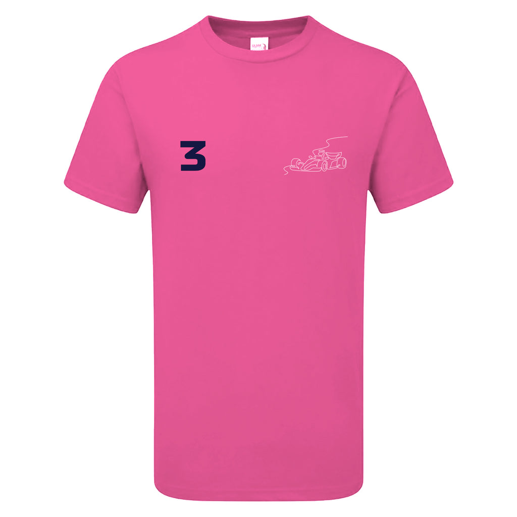 Race Car Driver 3 Pocket Abstract Children's Tshirt