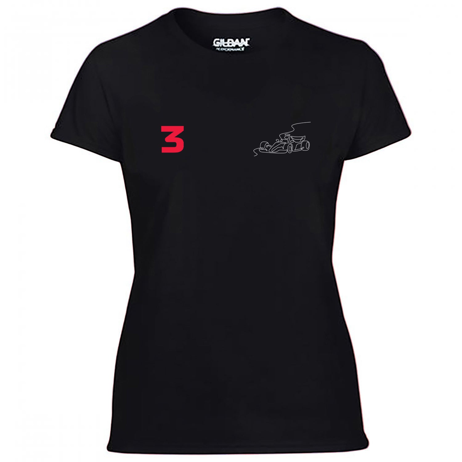 Race Car Driver 3 Pocket Abstract Women's Tshirt