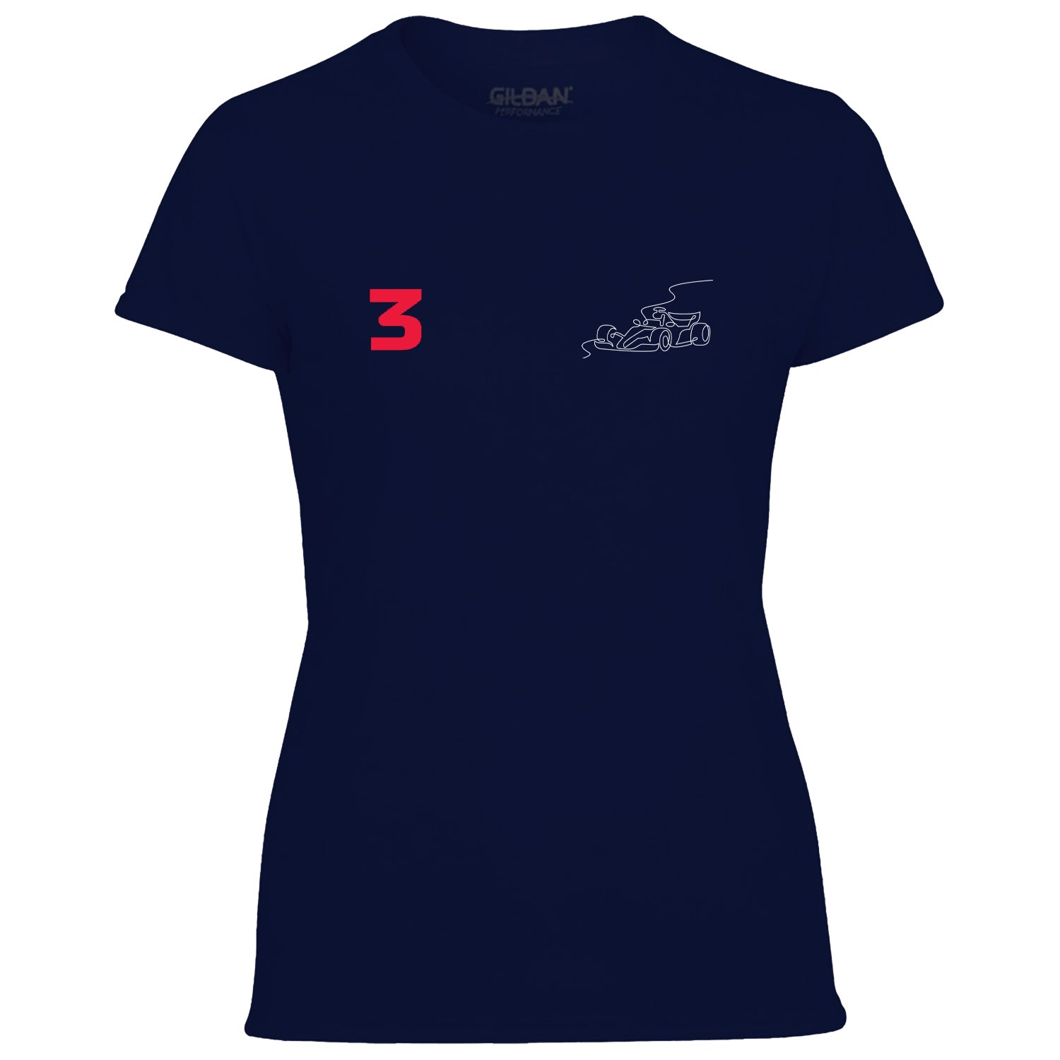 Race Car Driver 3 Pocket Abstract Women's Tshirt