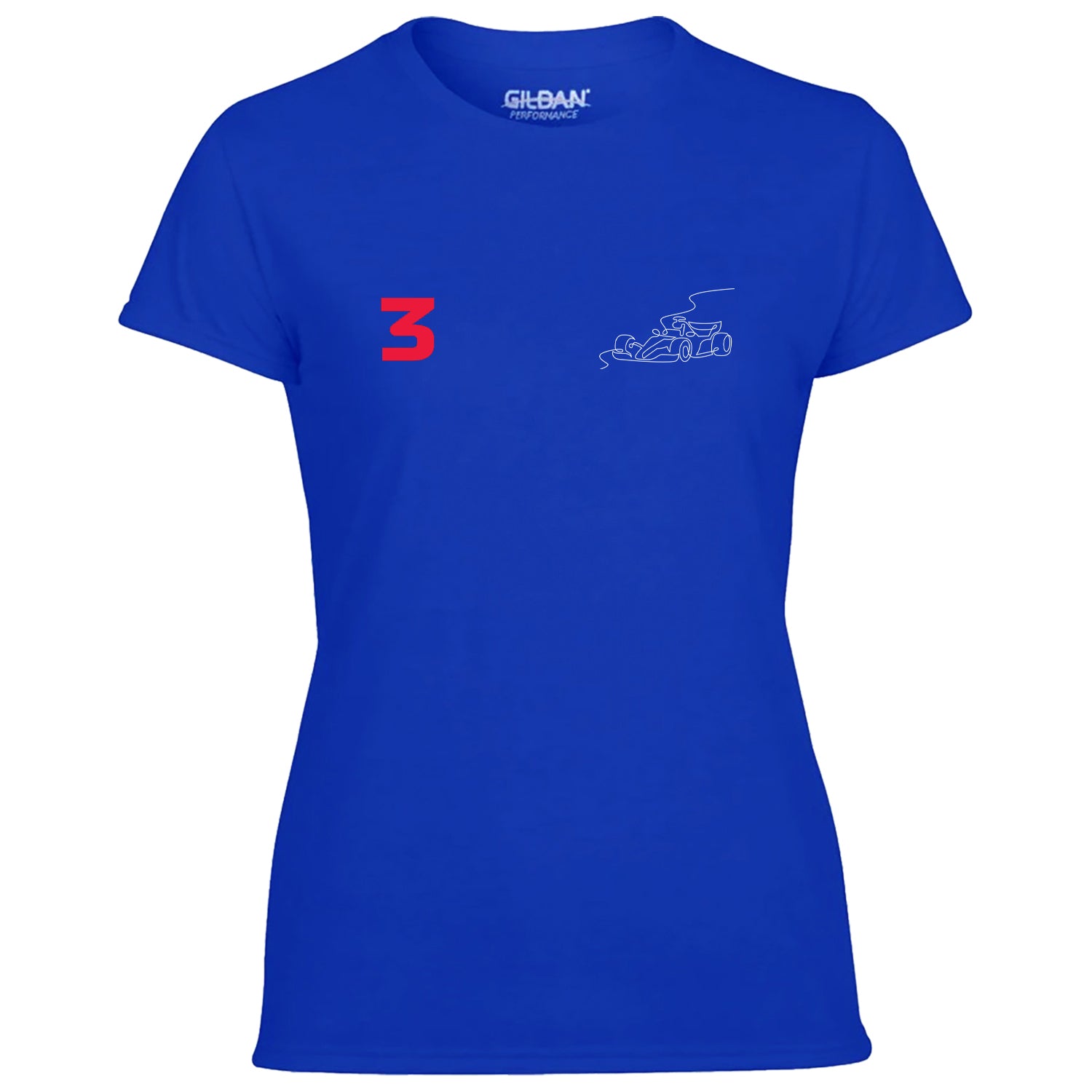 Race Car Driver 3 Pocket Abstract Women's Tshirt