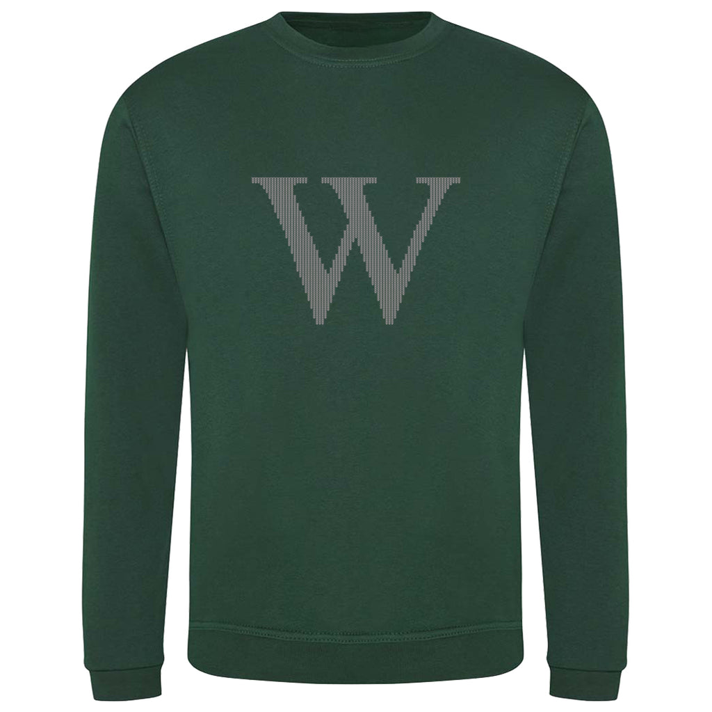 Mrs Weasley's Bottle Green Children's Christmas Jumper Sweatshirt