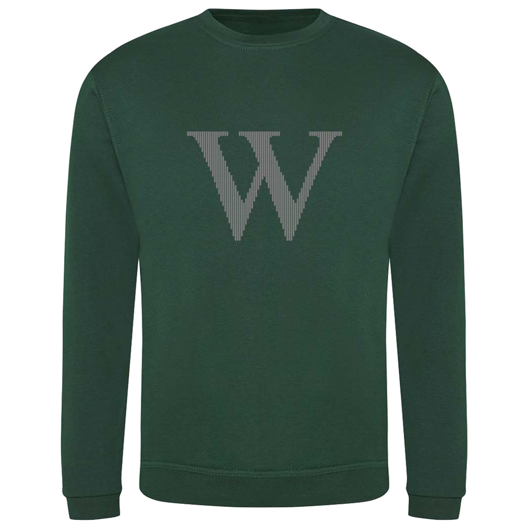 Mrs Weasley's Bottle Green Children's Christmas Jumper Sweatshirt