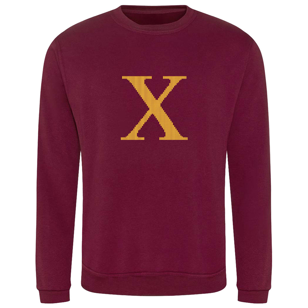 Mrs Weasley's Claret Adult's Christmas Jumper Sweatshirt