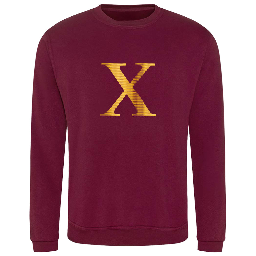 Mrs Weasley's Claret Adult's Christmas Jumper Sweatshirt