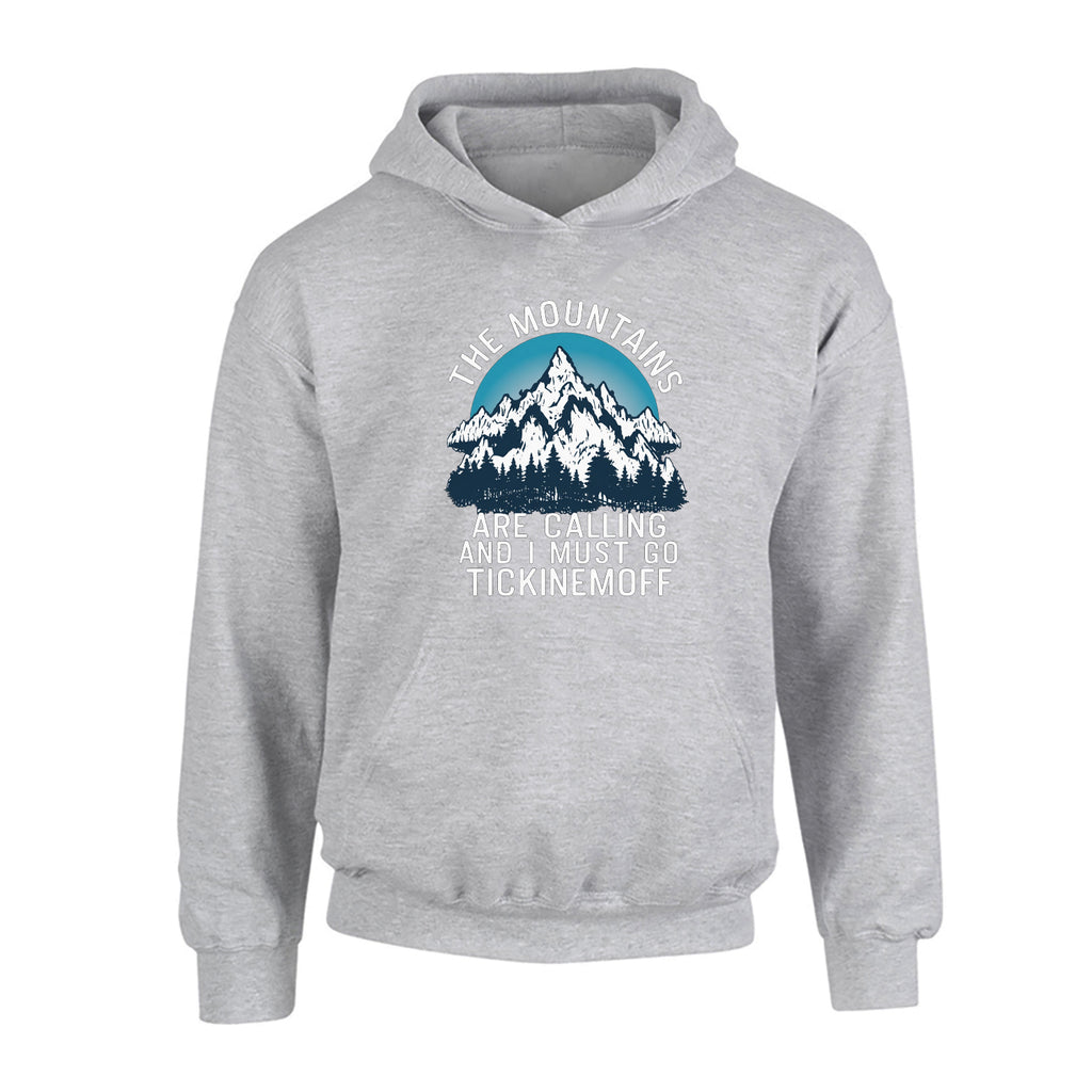 TickinEmOff Children's Hoodie (The Mountains Are Calling)