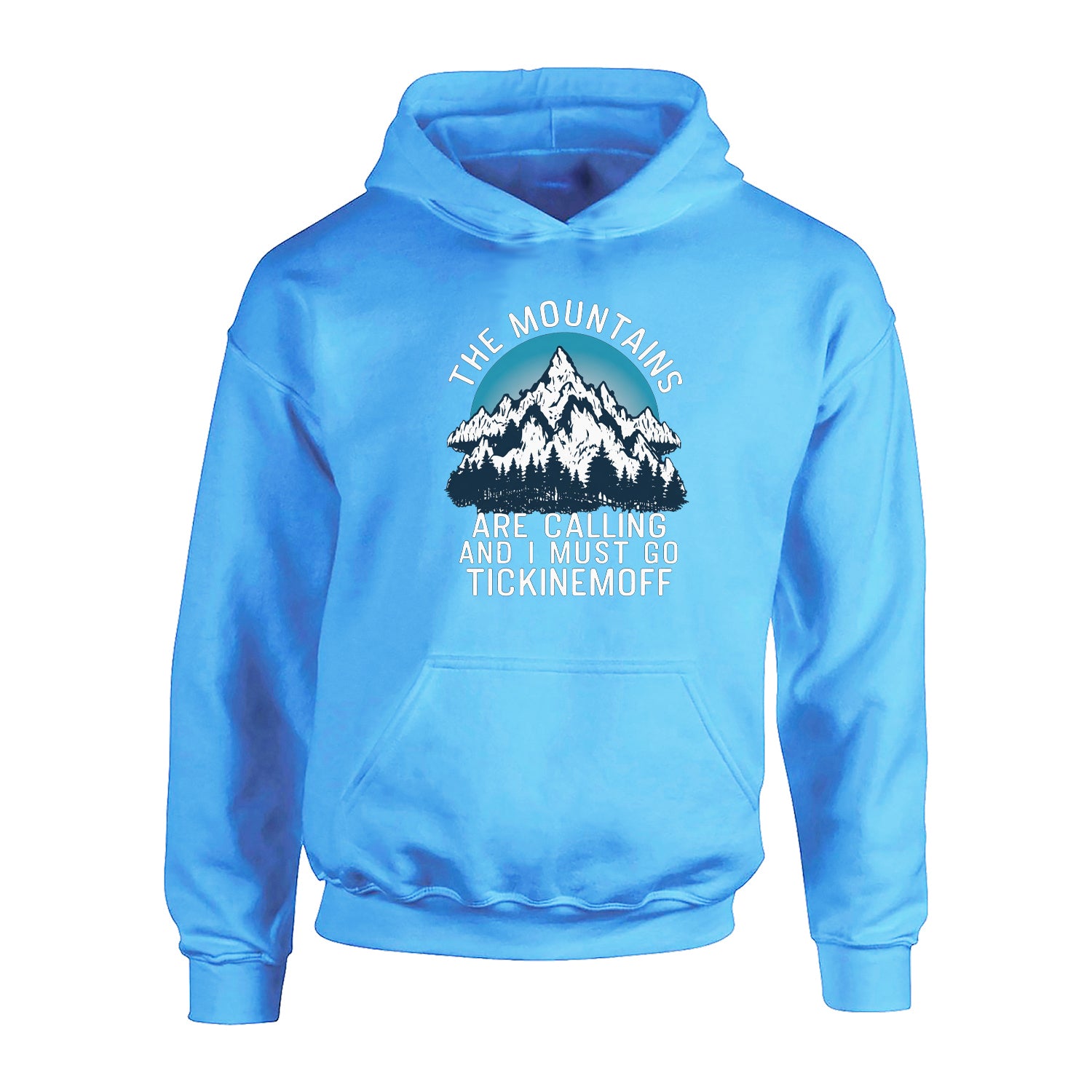 TickinEmOff Children's Hoodie (The Mountains Are Calling)
