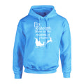 Fly Rudolph Show Us The Meaning Of Haste Adult's Hoodie
