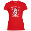 Bournemouth Red & White Christmas Snowman Women's Tshirt