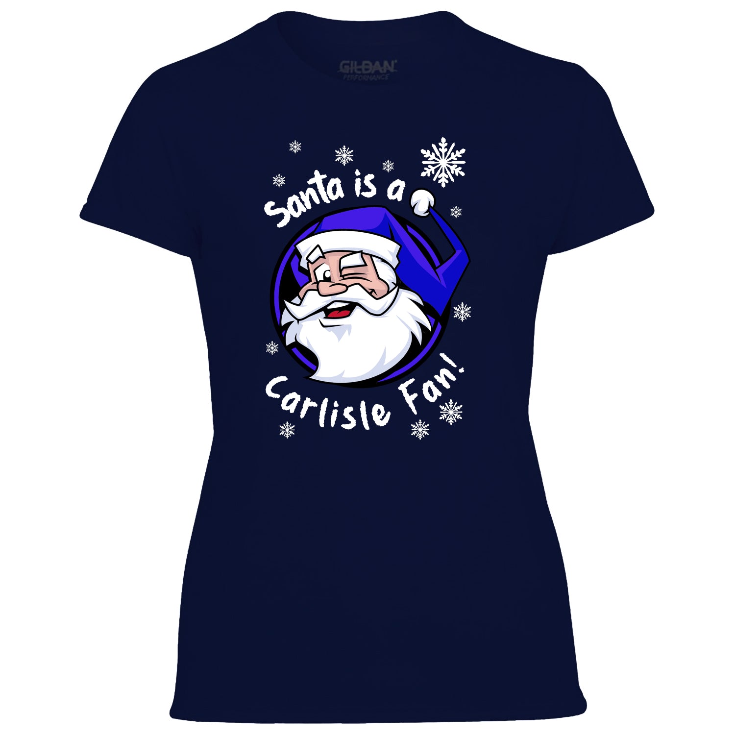 Santa Is A Carlisle Fan! Women's Tshirt