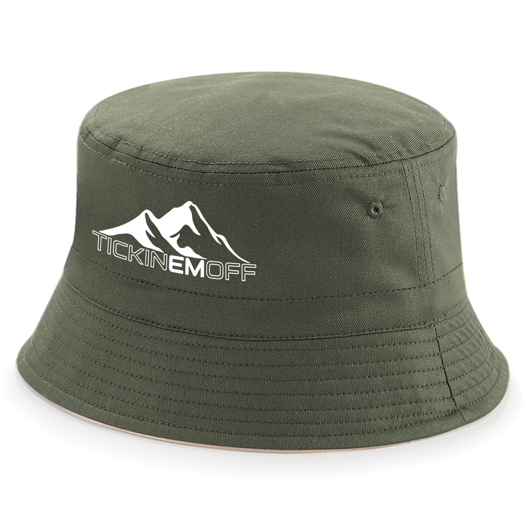 TickinEmOff Adult's Cotton Bucket Hat