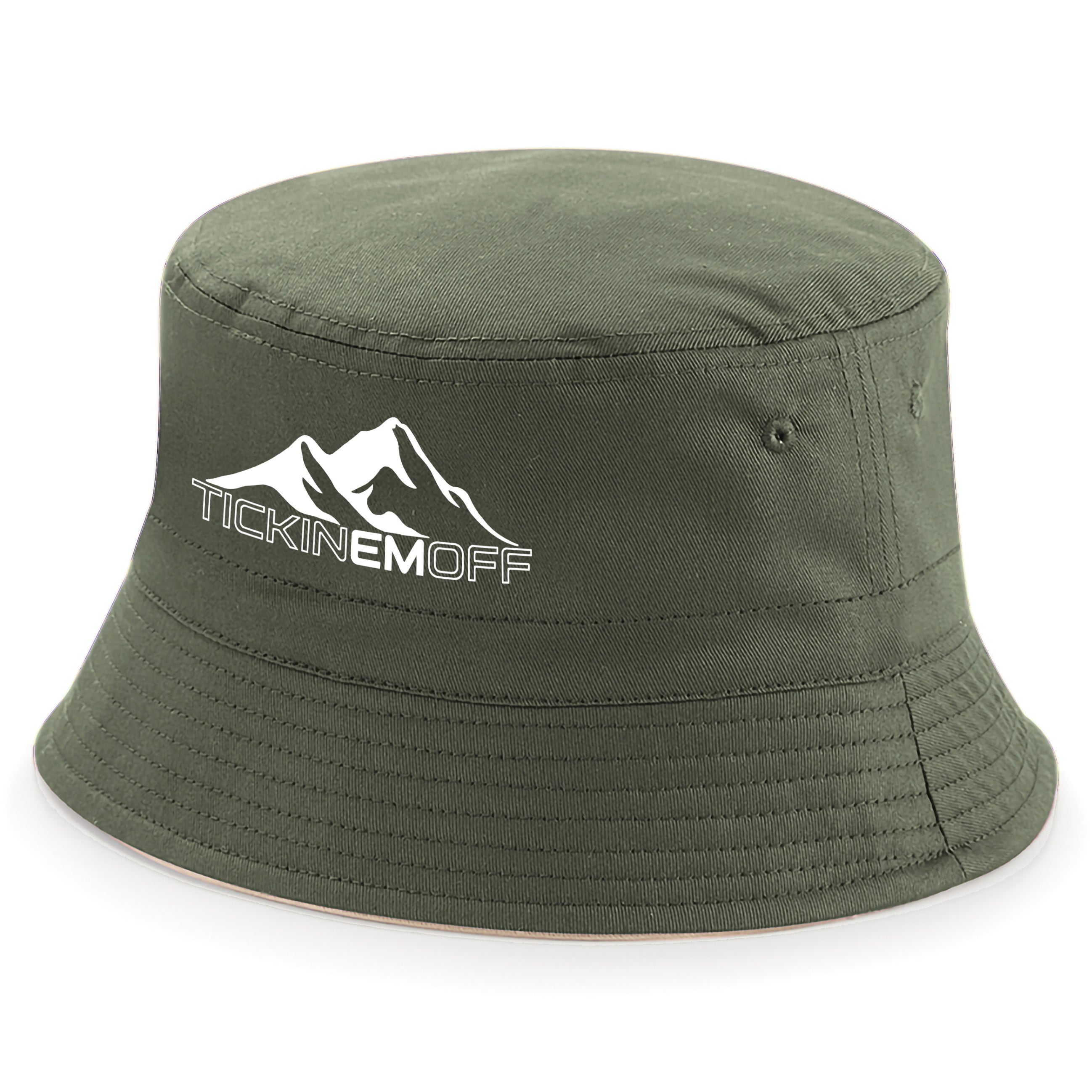 TickinEmOff Adult's Cotton Bucket Hat