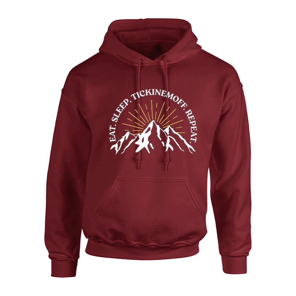 TickinEmOff Adult's Hoodie (Eat. Sleep. TickinEmOff. Repeat.)