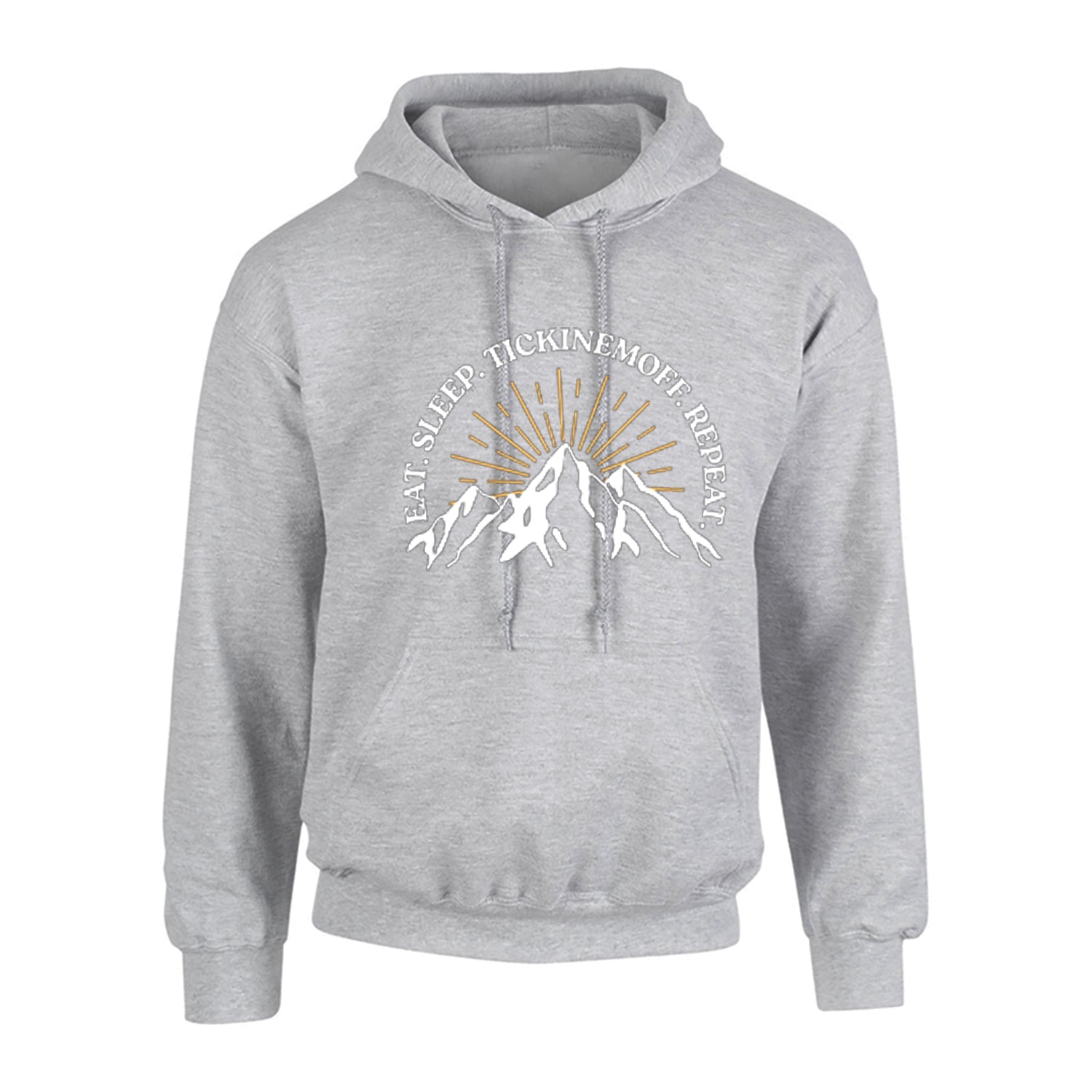 TickinEmOff Adult's Hoodie (Eat. Sleep. TickinEmOff. Repeat.)