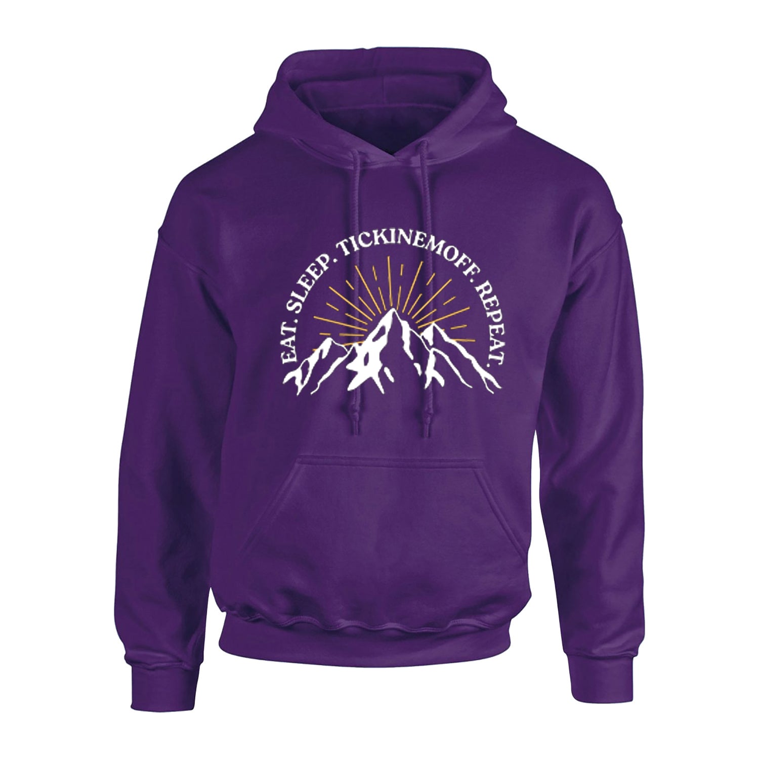 TickinEmOff Adult's Hoodie (Eat. Sleep. TickinEmOff. Repeat.)