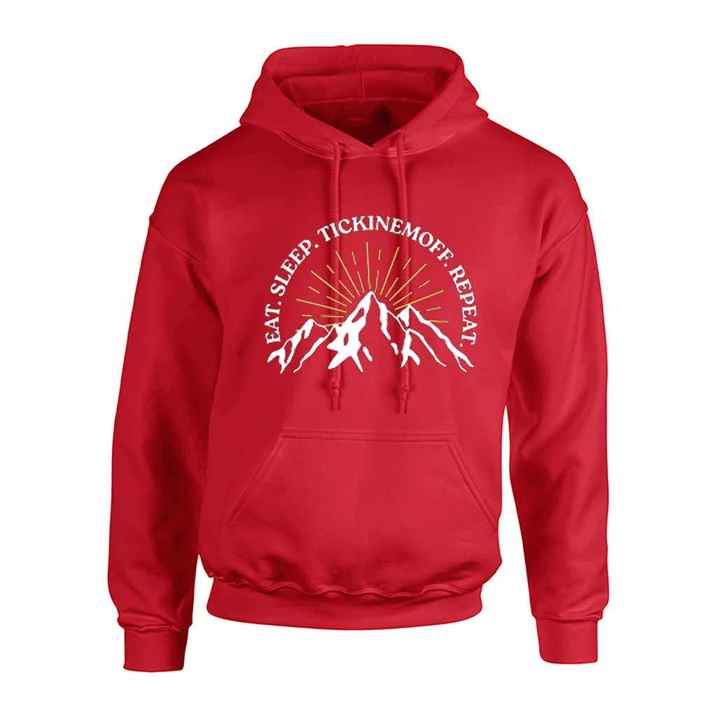 TickinEmOff Adult's Hoodie (Eat. Sleep. TickinEmOff. Repeat.)