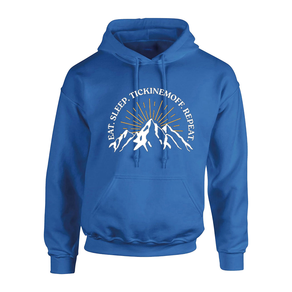 TickinEmOff Adult's Hoodie (Eat. Sleep. TickinEmOff. Repeat.)
