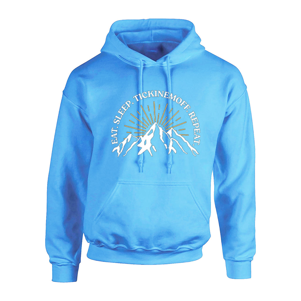 TickinEmOff Adult's Hoodie (Eat. Sleep. TickinEmOff. Repeat.)