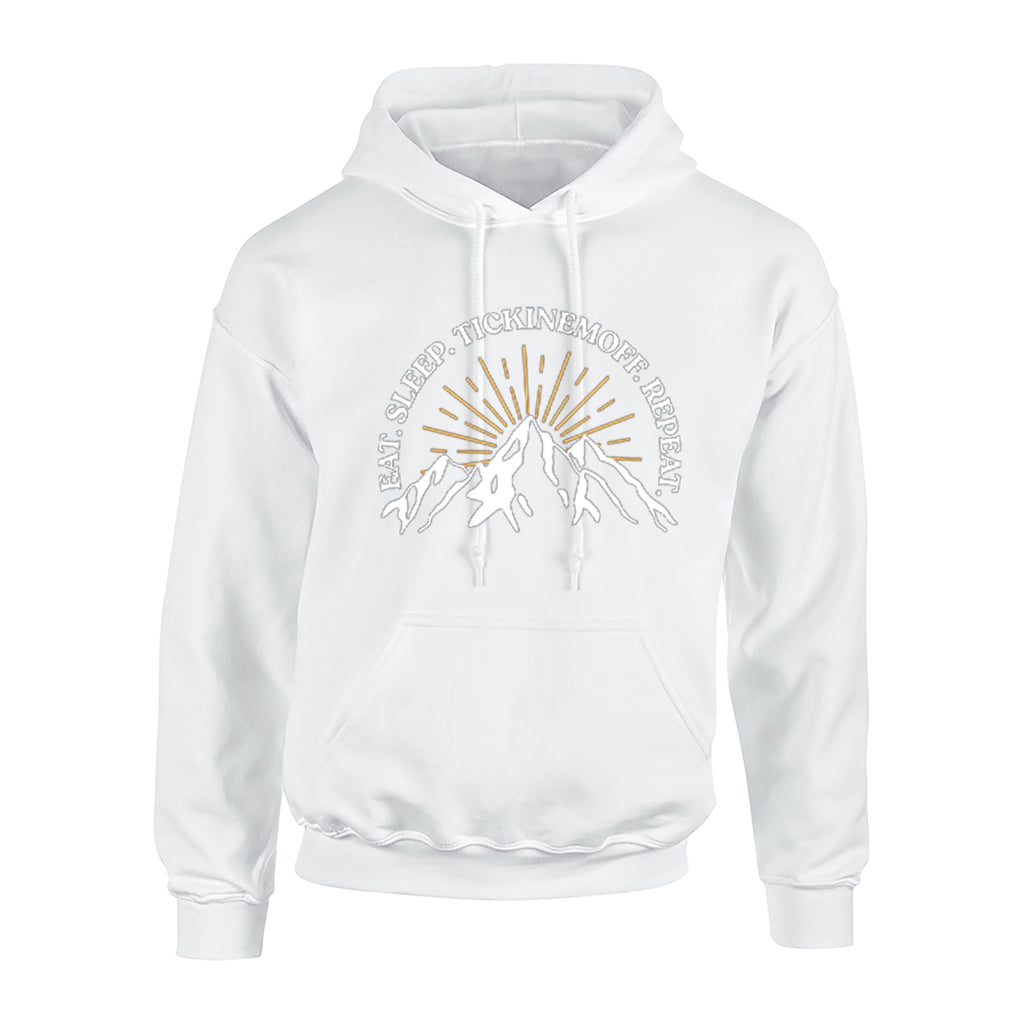 TickinEmOff Adult's Hoodie (Eat. Sleep. TickinEmOff. Repeat.)