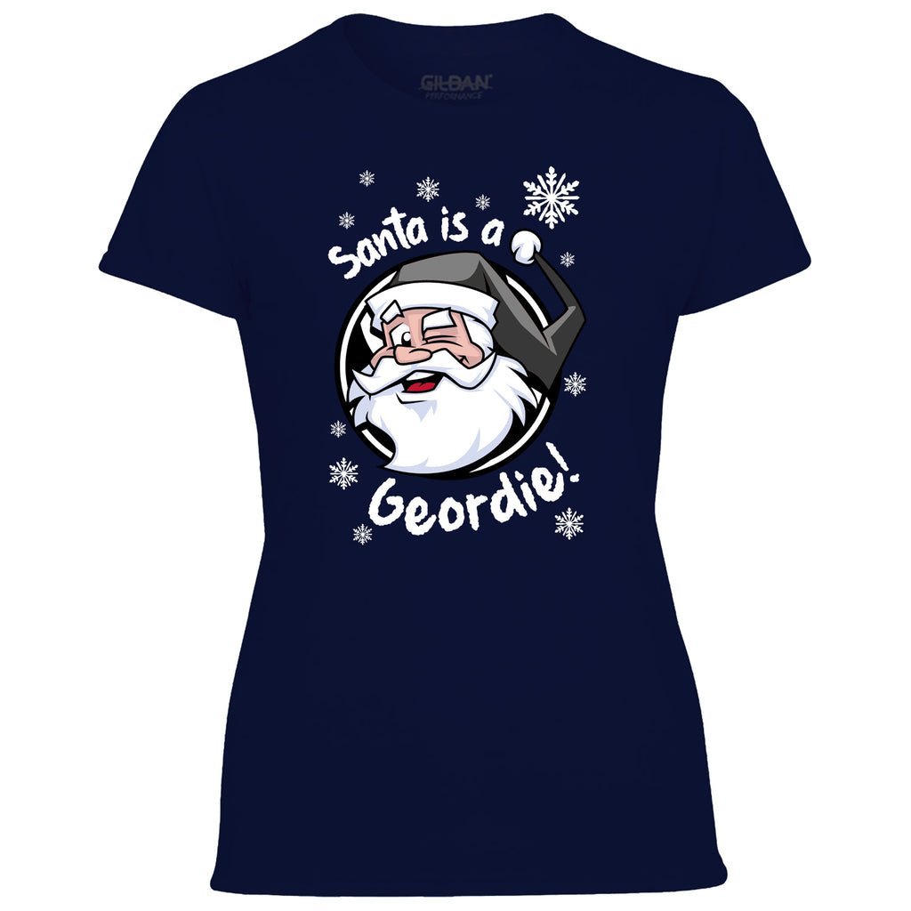 Santa Is A Geordie! Women's Tshirt