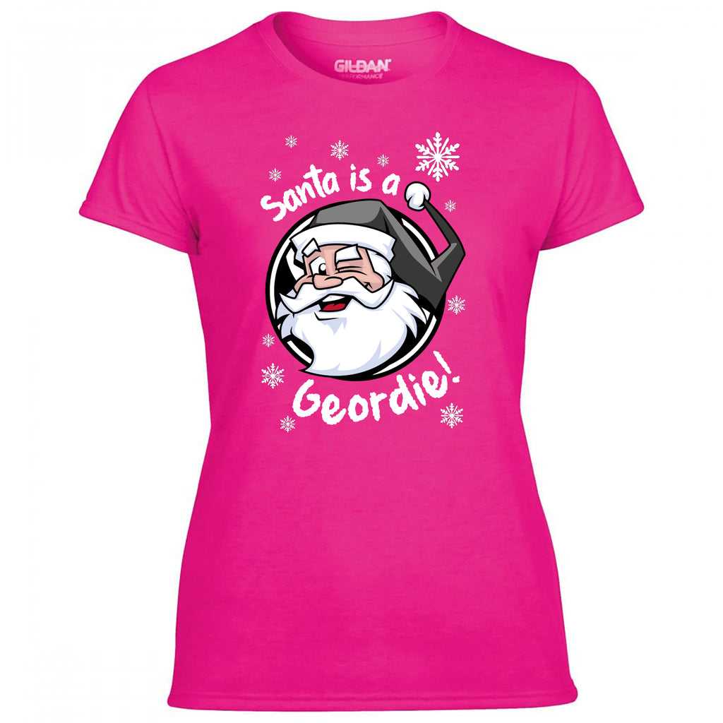 Santa Is A Geordie! Women's Tshirt