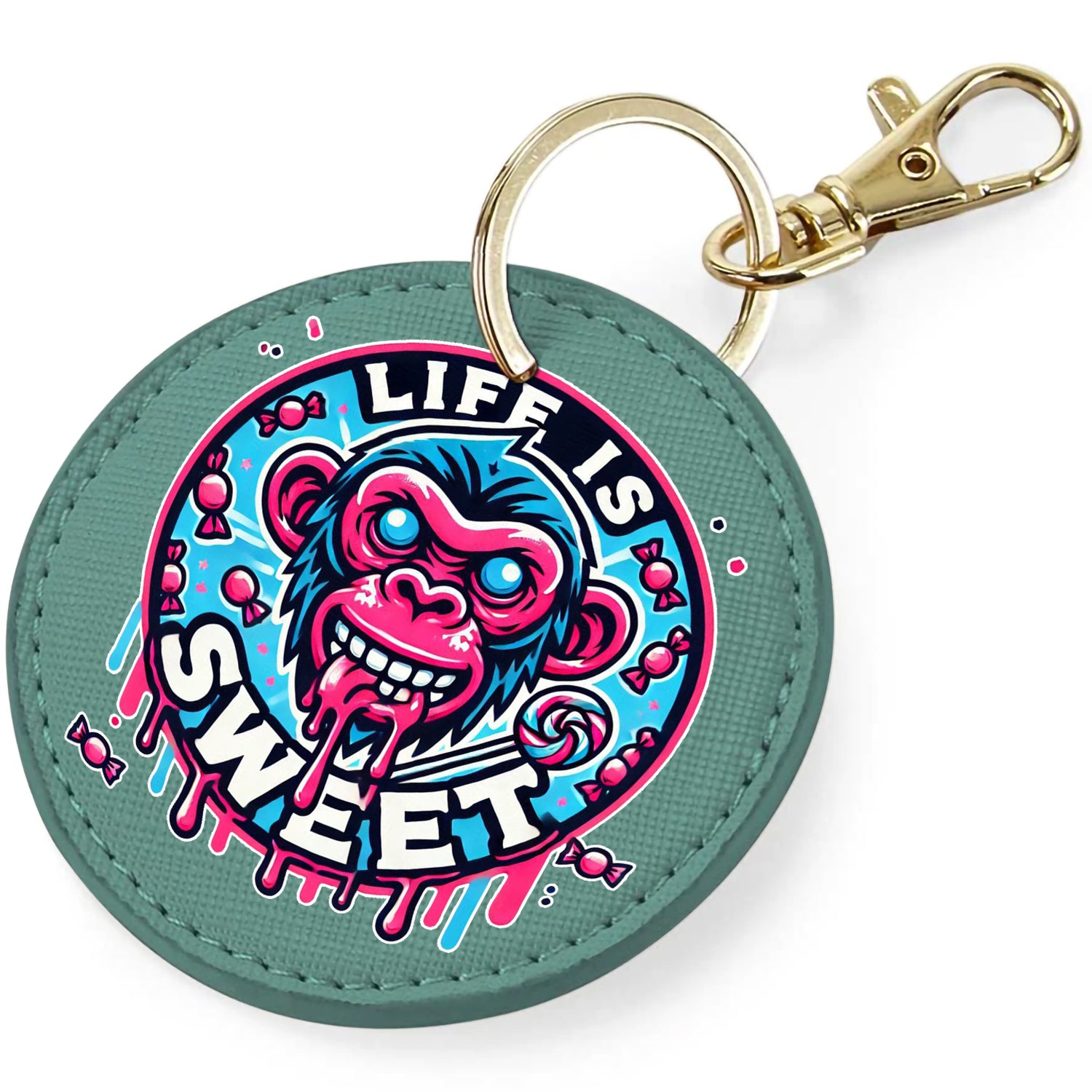 Candy Cabs Life Is Sweet 'Monkey' Keyring Bag Charm
