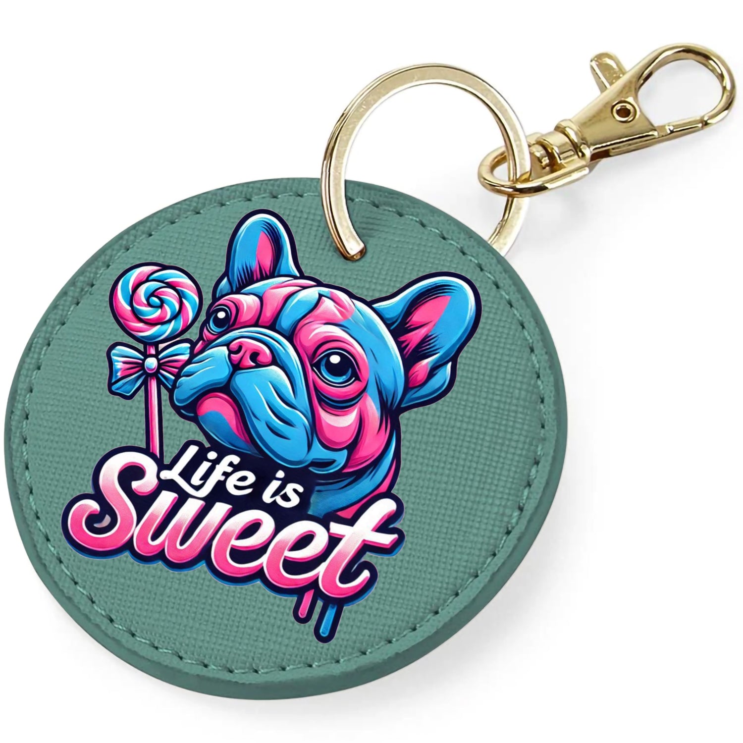 Candy Cabs Life Is Sweet 'Dog' Keyring Bag Charm