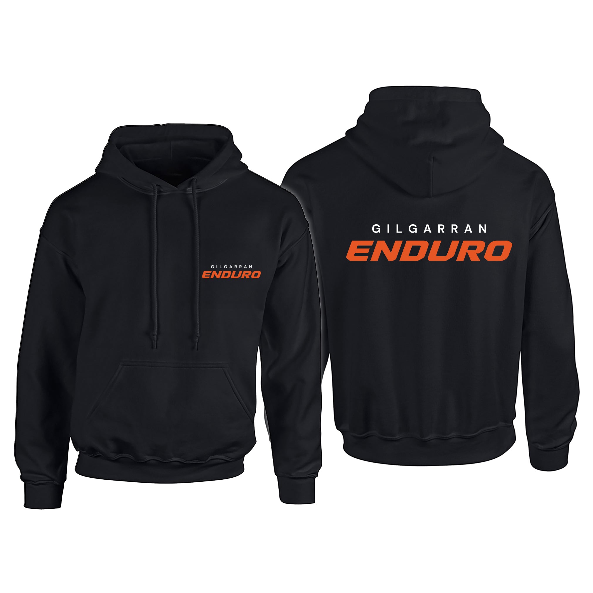 Gilgarran Enduro Adult's Hoodie (Pocket & Back Banner)