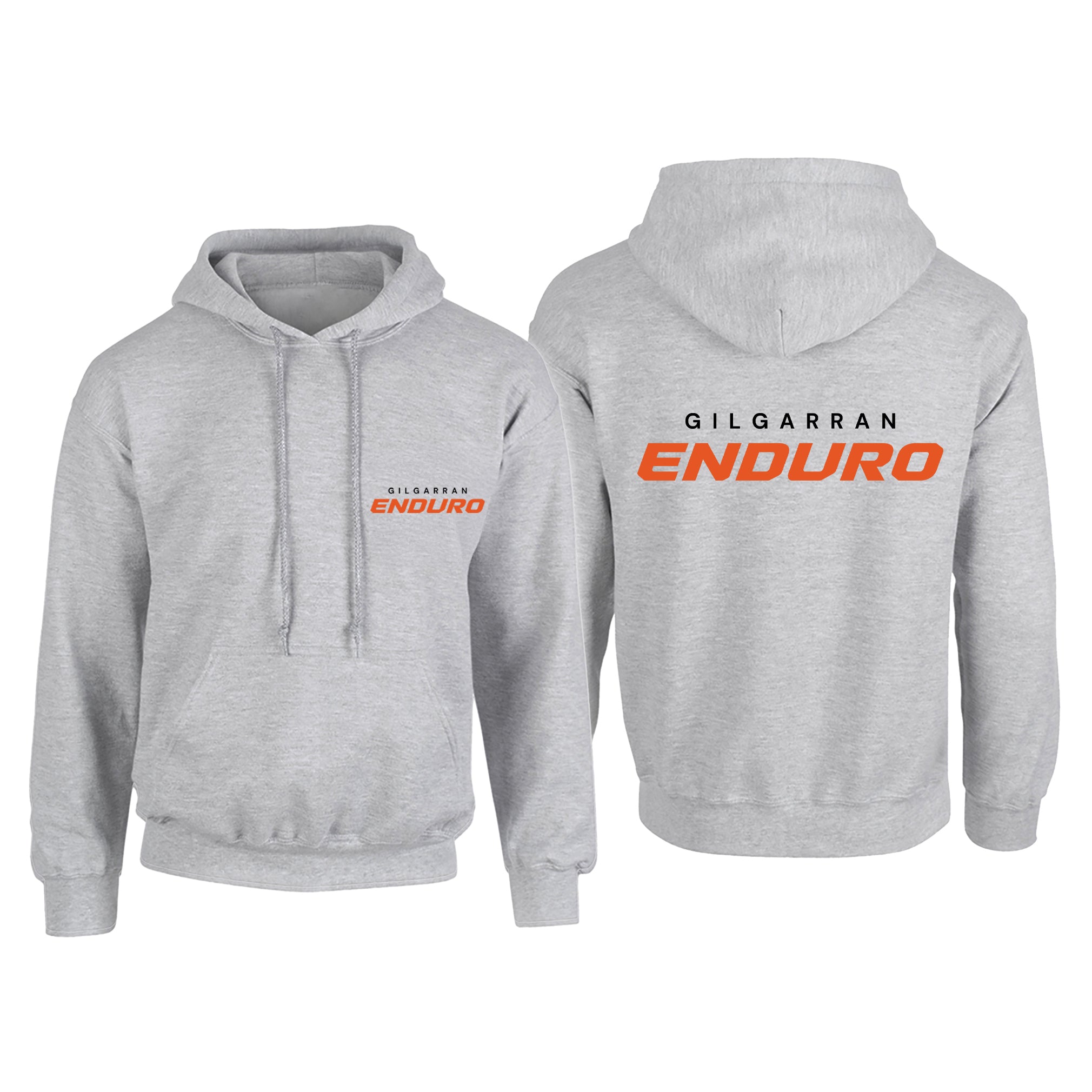 Gilgarran Enduro Adult's Hoodie (Pocket & Back Banner)