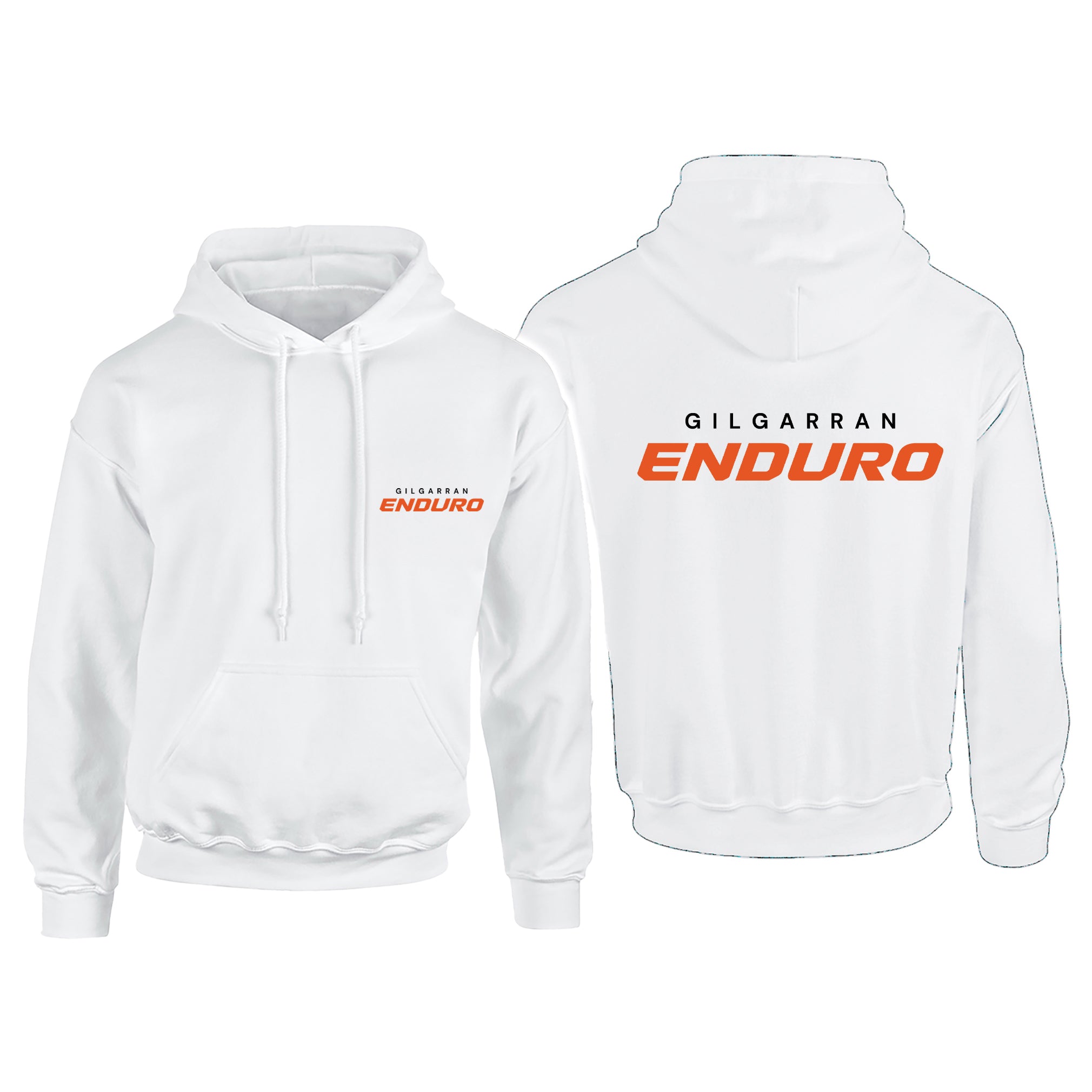 Gilgarran Enduro Adult's Hoodie (Pocket & Back Banner)