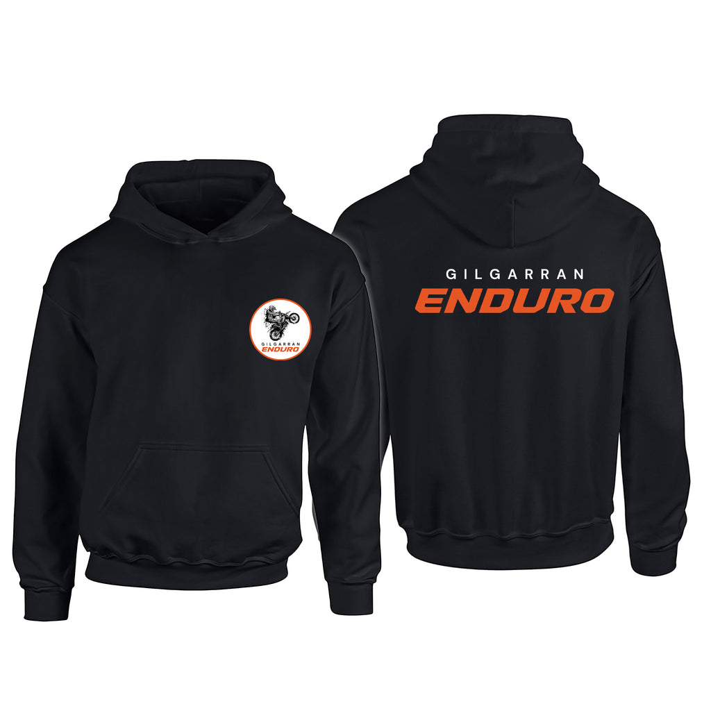 Gilgarran Enduro Children's Hoodie (Pocket Crest & Back Banner)