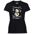 Hull Black & Amber Christmas Snowman Women's Tshirt