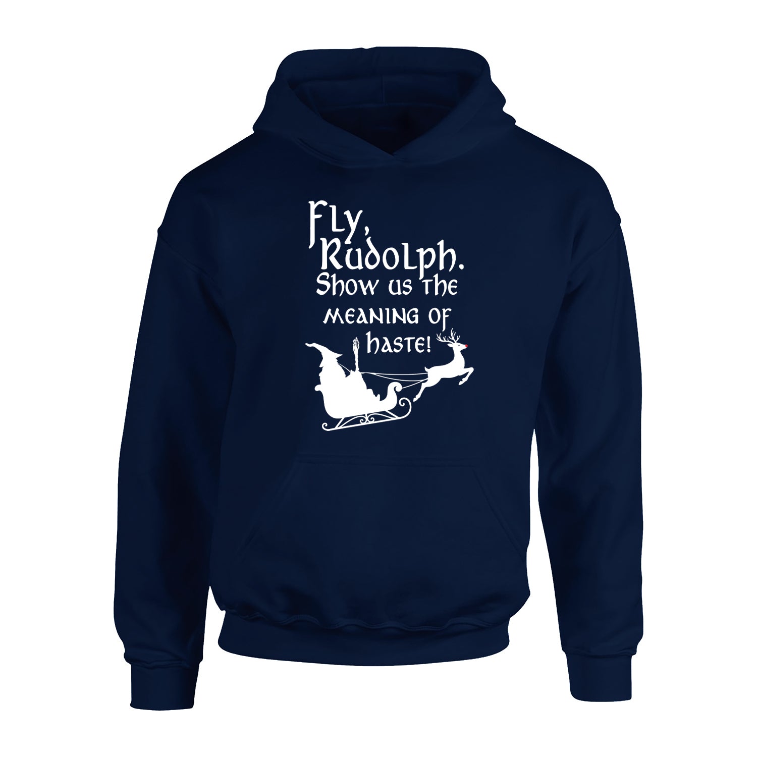 Fly Rudolph Show Us The Meaning Of Haste Children's Hoodie