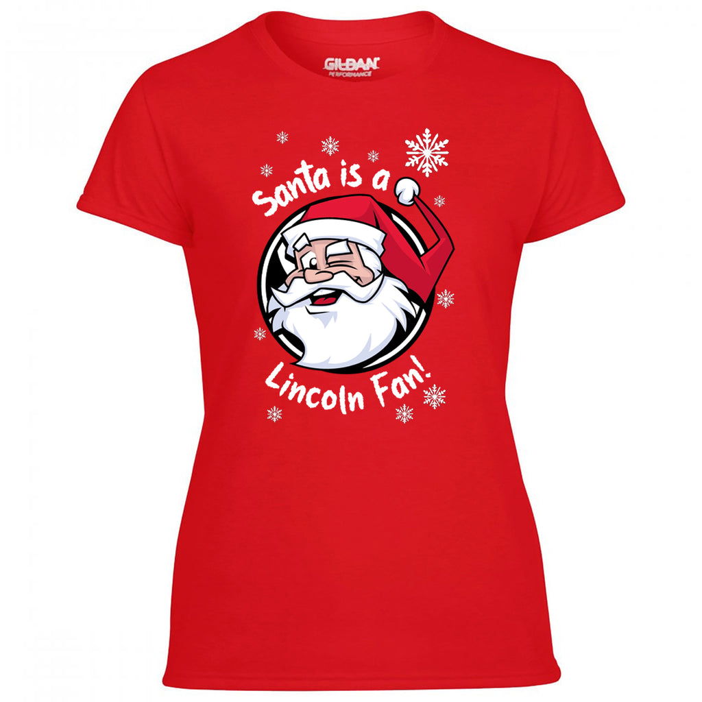 Santa Is A Lincoln Fan! Women's Tshirt