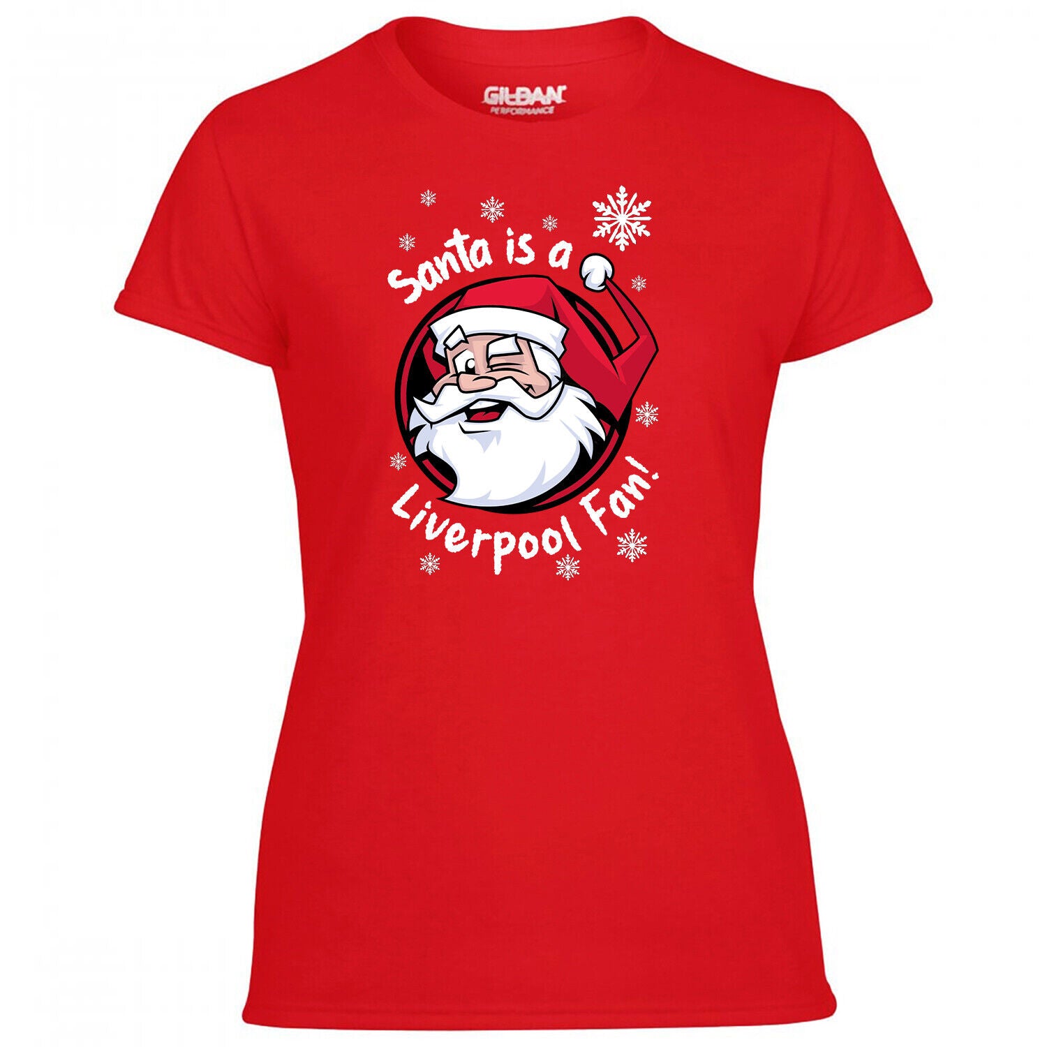 Santa Is A Liverpool Fan! Women's Tshirt