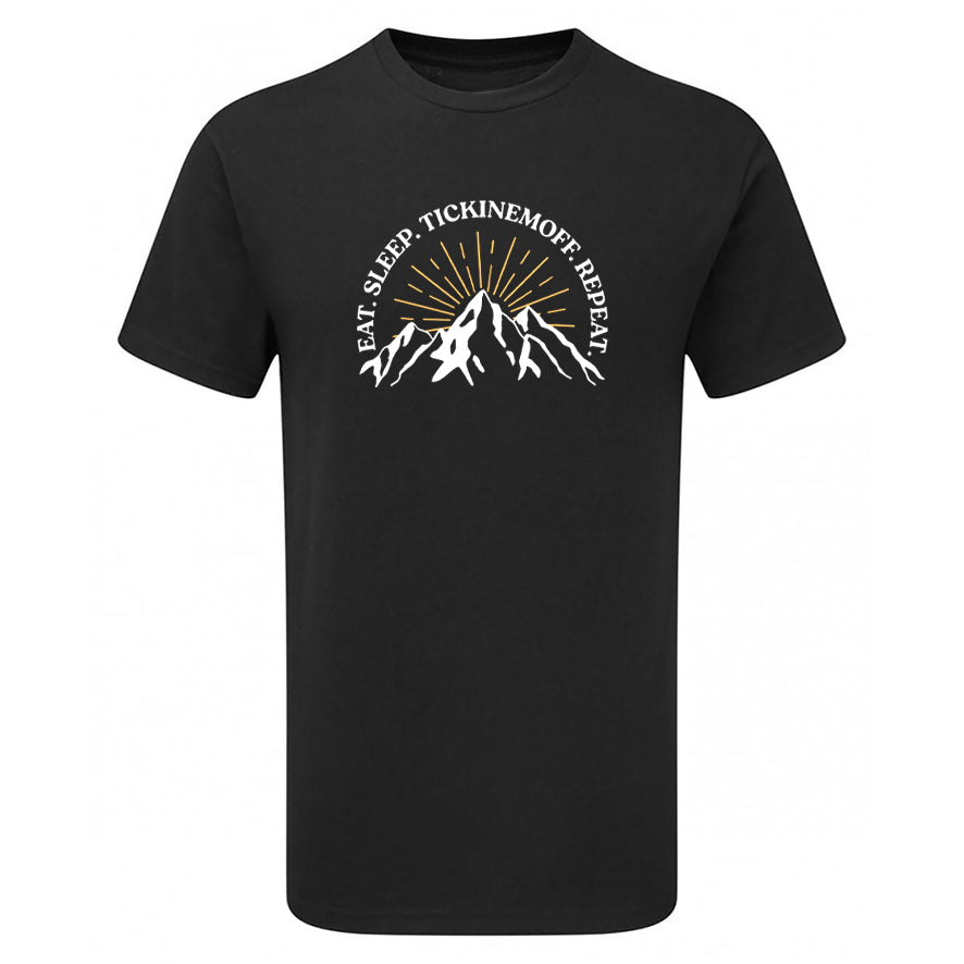 TickinEmOff Children's Tshirt (Eat. Sleep. TickinEmOff. Repeat.)