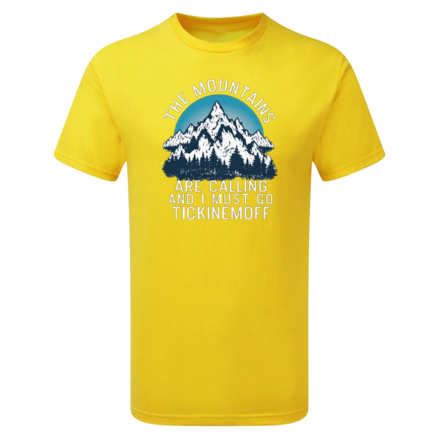TickinEmOff Children's Tshirt (The Mountains Are Calling)